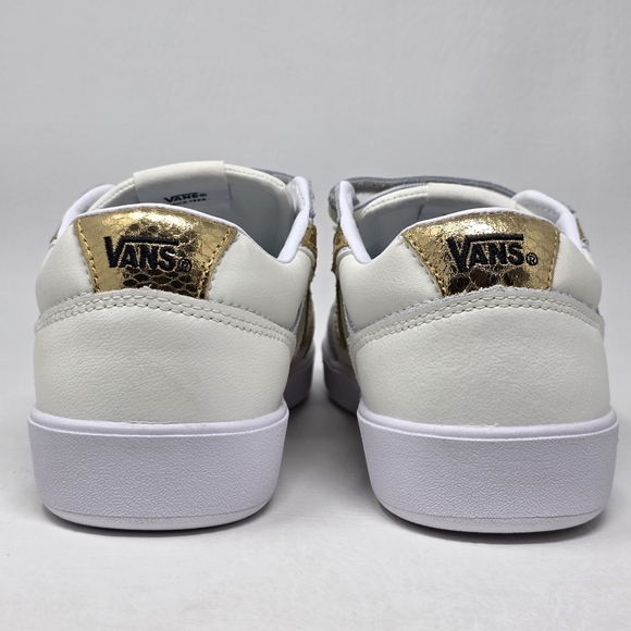 VANS LOWLAND LOW UNISEX MEN SIZE 8 WOMEN SIZE 9.5 SHOES MARSHMALLOW/GOLD NEW - Picture 5 of 11